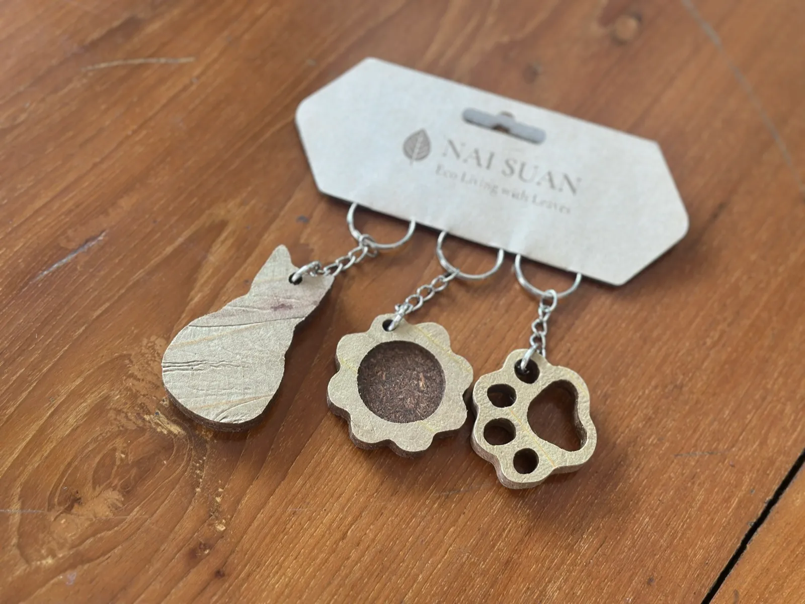 Leaf Keychains